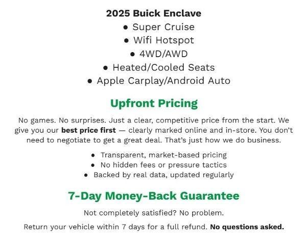 2025 Buick Enclave 4dr Avenir