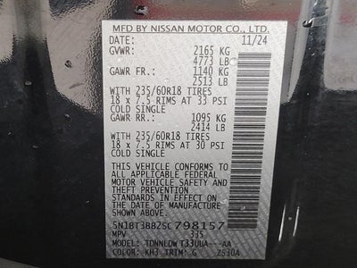 2025 Nissan Rogue AWD SV