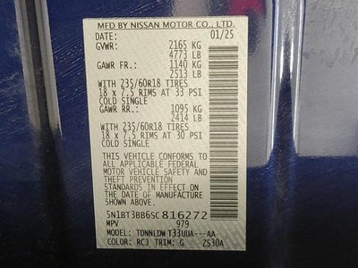 2025 Nissan Rogue AWD SV