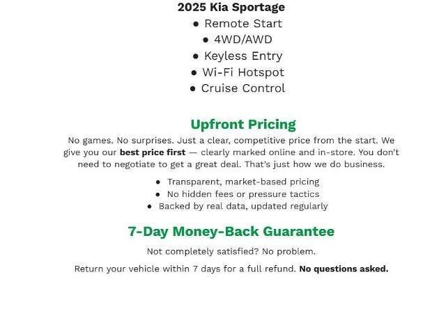 2025 Kia Sportage X-Line AWD