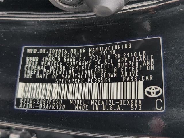 2020 Toyota Corolla SE CVT