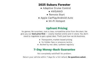2025 Subaru Forester Premium AWD