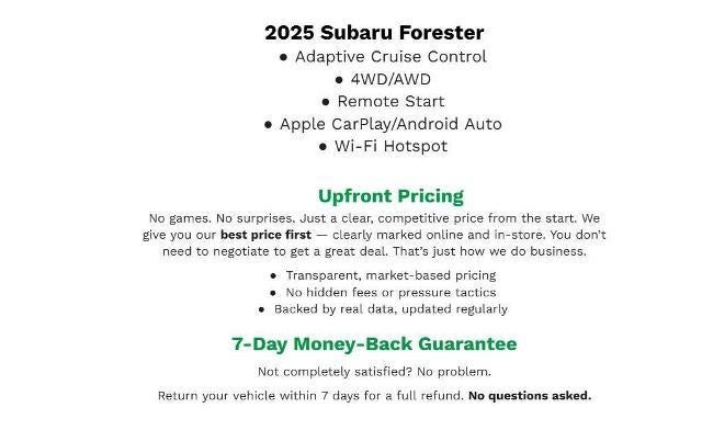 2025 Subaru Forester Premium AWD