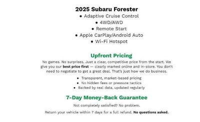 2025 Subaru Forester Premium AWD
