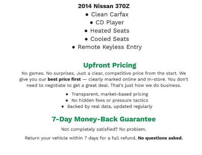 2014 Nissan 370Z 2dr Roadster Auto