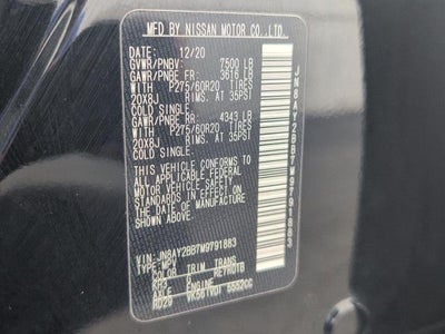 2021 Nissan Armada 4x4 SL