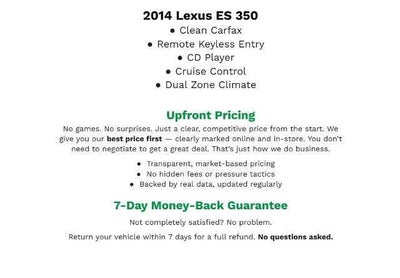 2014 Lexus ES 350 4dr Sdn