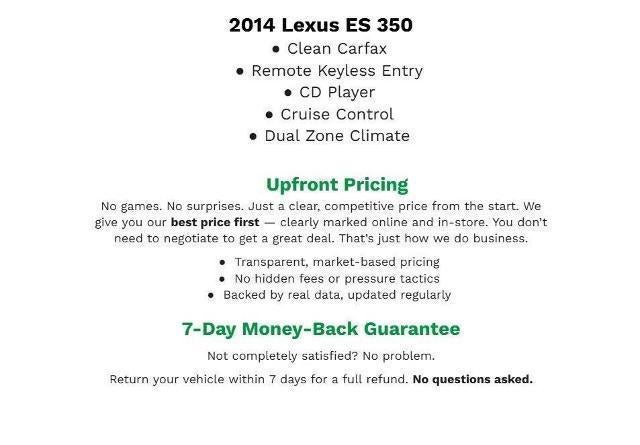 2014 Lexus ES 350 4dr Sdn
