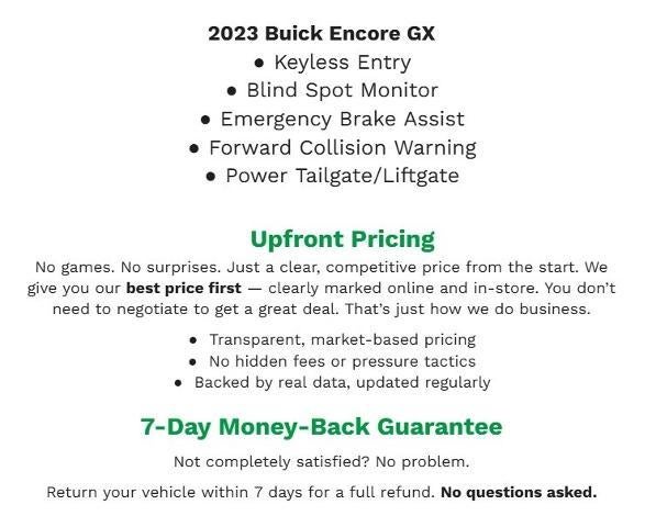 2023 Buick Encore GX FWD 4dr Select