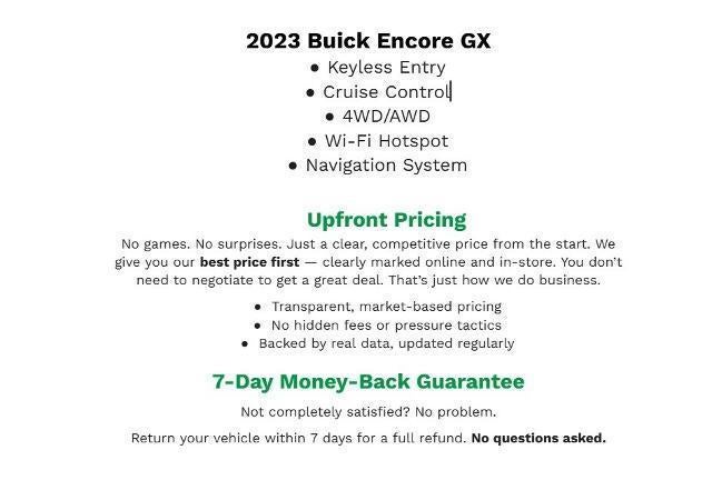 2023 Buick Encore GX AWD 4dr Select