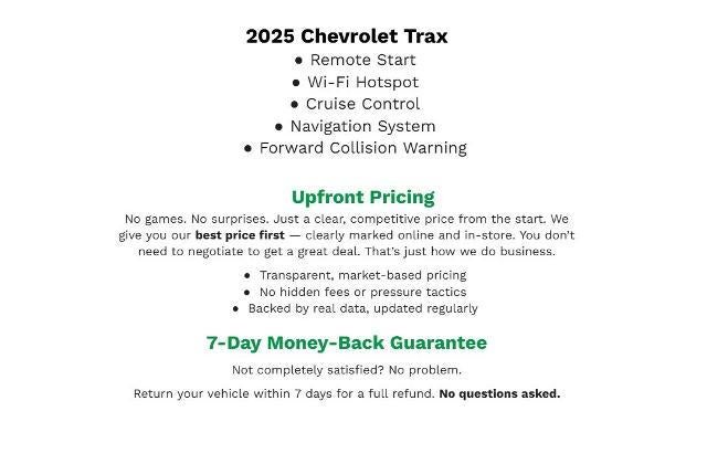 2025 Chevrolet Trax FWD 4dr LT