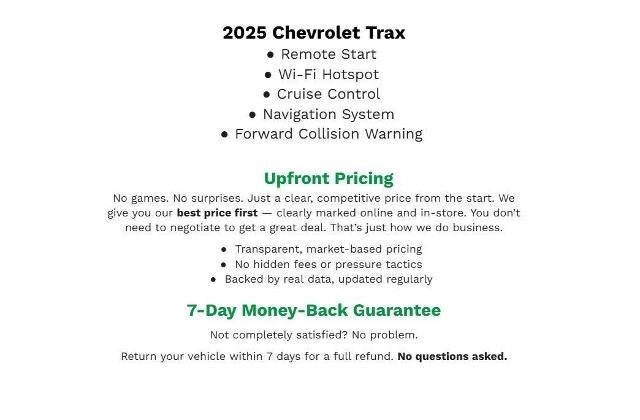 2025 Chevrolet Trax FWD 4dr LT