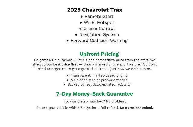 2025 Chevrolet Trax FWD 4dr LT