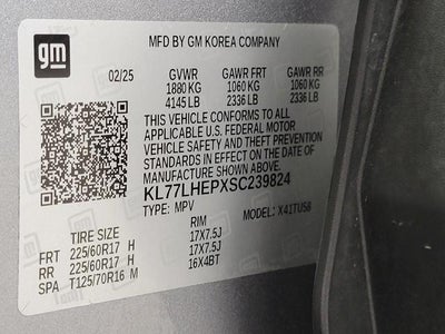 2025 Chevrolet Trax FWD 4dr LT