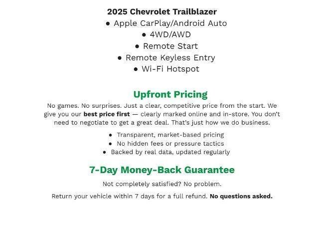 2025 Chevrolet Trailblazer AWD 4dr LT
