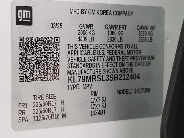 2025 Chevrolet Trailblazer AWD 4dr LT