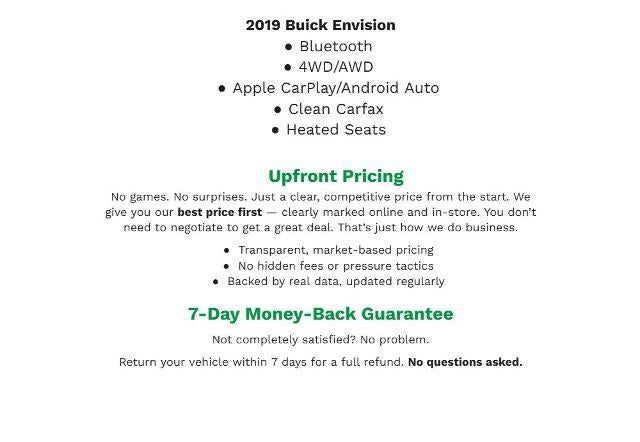 2019 Buick Envision AWD 4dr Premium