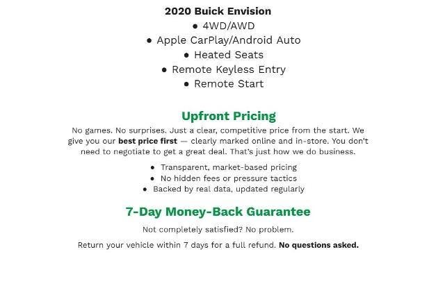 2020 Buick Envision AWD 4dr Premium