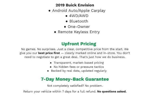 2019 Buick Envision AWD 4dr Premium