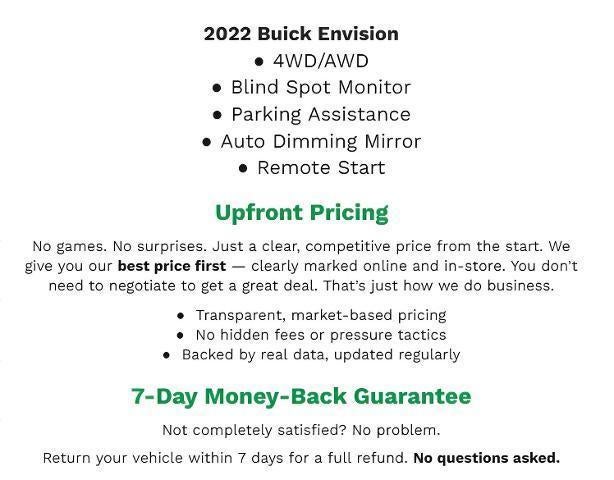 2022 Buick Envision AWD 4dr Essence