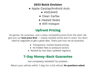 2023 Buick Envision AWD 4dr Avenir