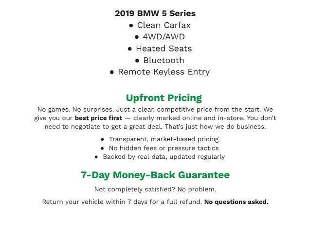 2019 BMW 5 Series M550i xDrive Sedan