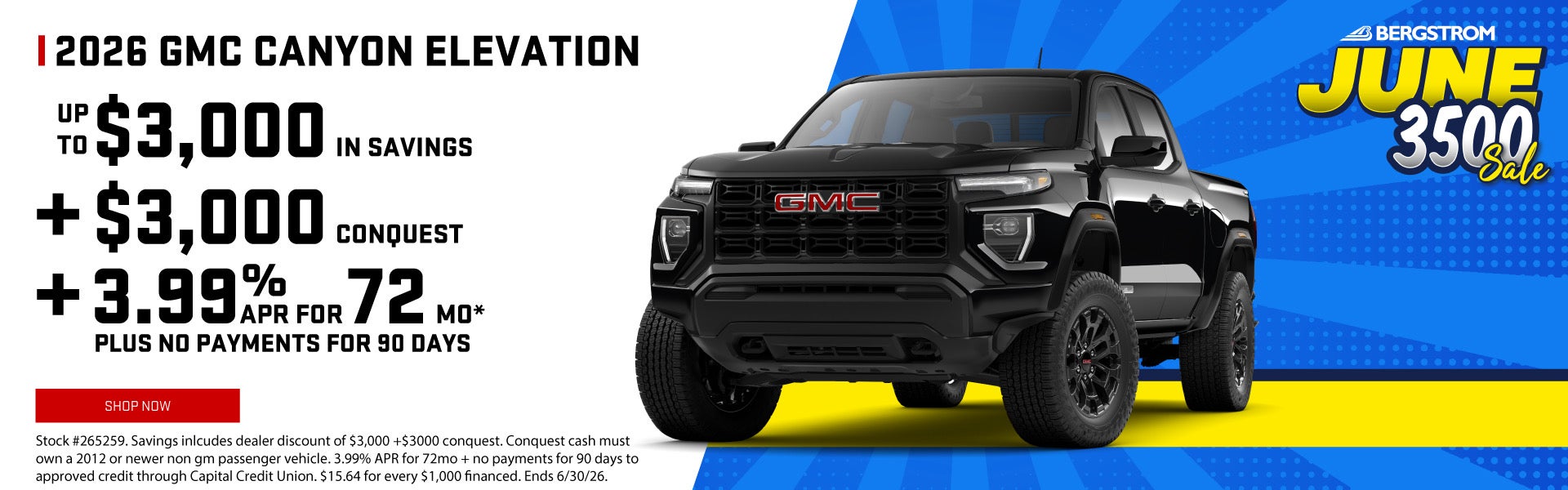 2026 GMC Canyon Elevation
